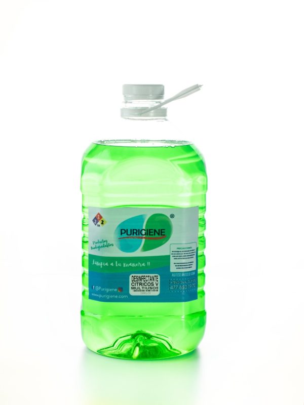DESINFECTANTE MULTIUSOS CITRICOS VERDES 5 LITROS